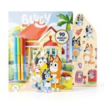 Bluey Coloring Activity Book 90 Pages Markers Stickers Kids-0