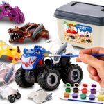 Joyin Coloring Monster Cars DIY Craft Kit for Kids-0