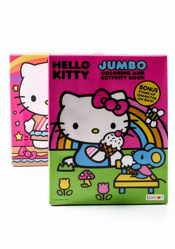 Hello Kitty Coloring Books Multicolor Paper Activities Kids-0