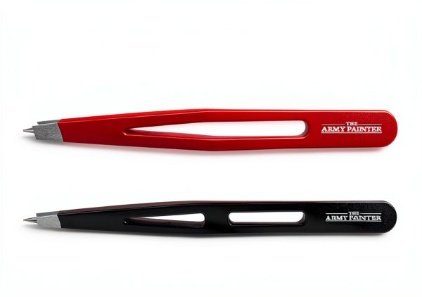 The Army Painter Metal Tweezers Set TL5035 Red Black Silver-1