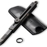 Industrial Tweezers CIVIVI C19062B-A Black Brass Steel Fine Tip-0