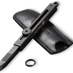 Industrial Tweezers CIVIVI C19062B-A Black Brass Steel Fine Tip-0