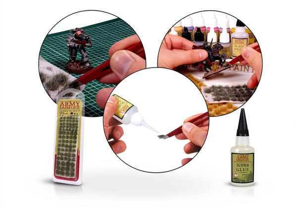 The Army Painter Metal Tweezers Set TL5035 Red Black Silver-3