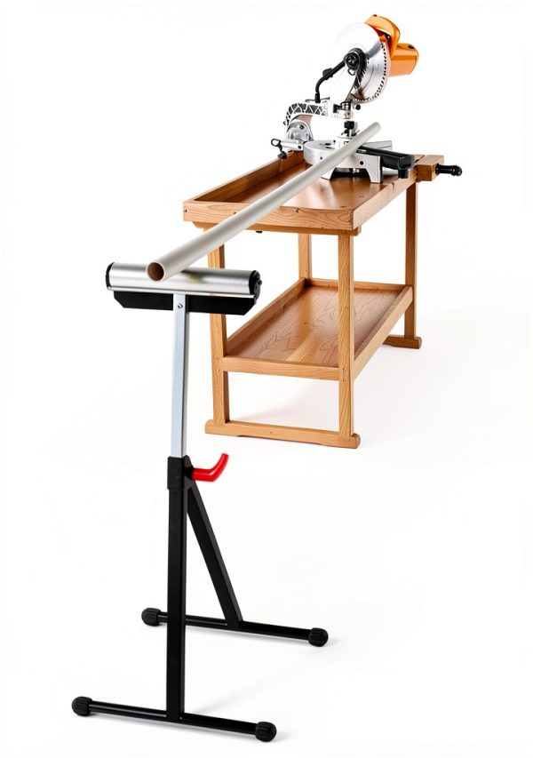 Haul Master Capacity Roller Stand 132 lb Adjustable Extra-Wide Base-2