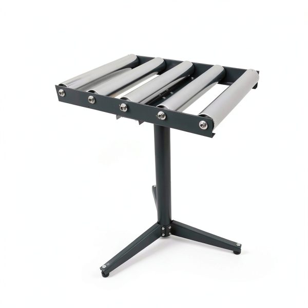 Conveyor Roller Stand TECHTONGDA 5‑Roller Adjustable 250lb 20.8"x16.1"-3