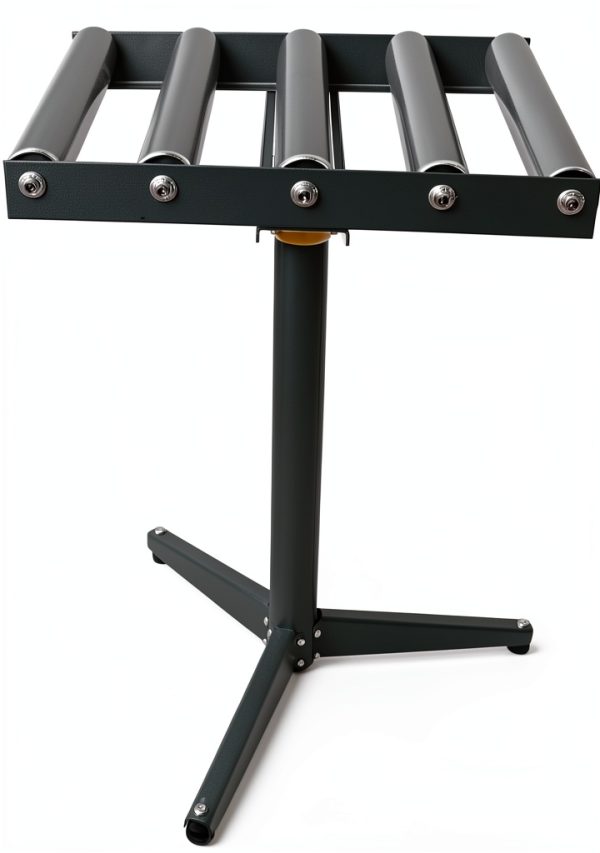 Adjustable Height Conveyor Stand PreAsion 5 Roll 250 lb Capacity-5