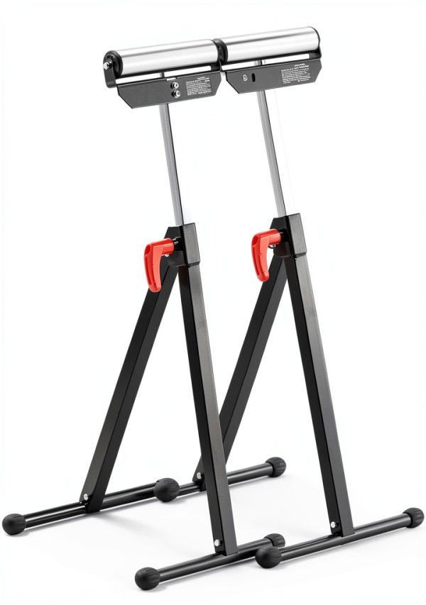 Roller Stand Happybuy 2-Pack, 135 lb, Adjustable 26.8‑42.5″ Height,-0