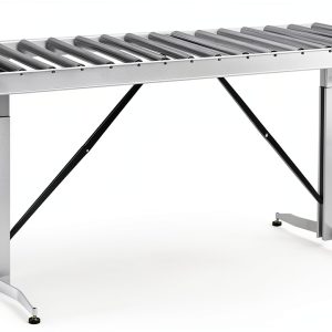 HTC HRT-90 Adjustable Folding Roller Conveyor Table 66" x 24" 500lb-0