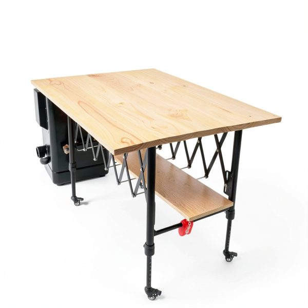 SpeTool Heavy-Duty Conveyor Roller Stand 26.7-42.5" 600lb Capacity-6