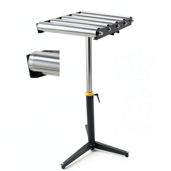 Conveyor Roller Stand TECHTONGDA 5‑Roller Adjustable 250lb 20.8"x16.1"-1