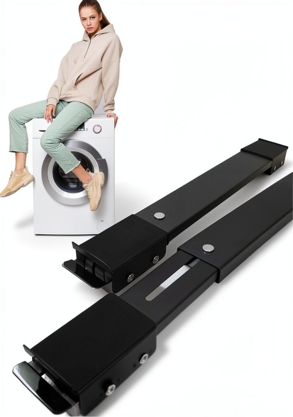 Appliance Rollers Wubaling Mover with 24 Rollers & Brake – Black 300kg-0