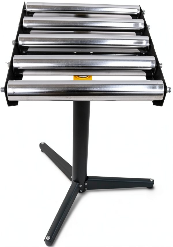 Adjustable Height Conveyor Stand PreAsion 5 Roll 250 lb Capacity-4