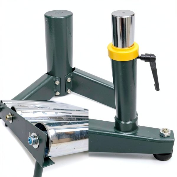 Adjustable Height Conveyor Stand PreAsion 5 Roll 250 lb Capacity-1