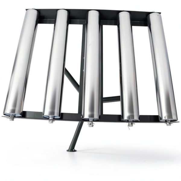 Conveyor Roller Stand TECHTONGDA 5‑Roller Adjustable 250lb 20.8"x16.1"-4