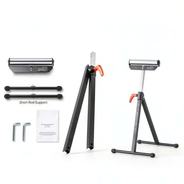 Roller Stand Happybuy 2-Pack, 135 lb, Adjustable 26.8‑42.5″ Height,-5