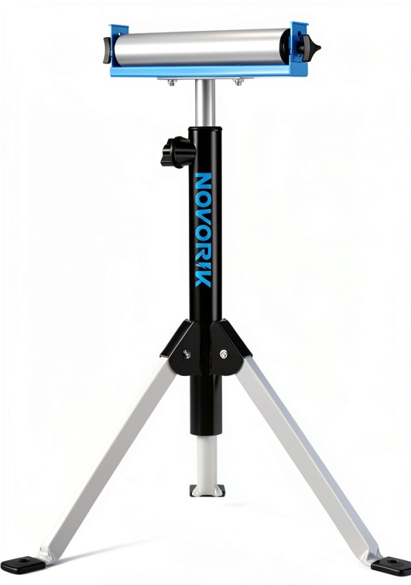 Triangle Roller Stand Novorik 200Lbs Adjustable Height for Woodworking-0